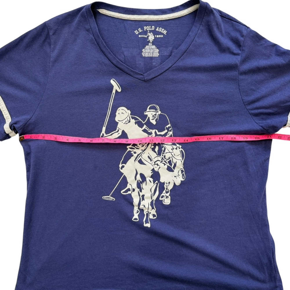U.S. Polo Assn. Blue Polo Graphic Tee Size 2X - Picture 3 of 5